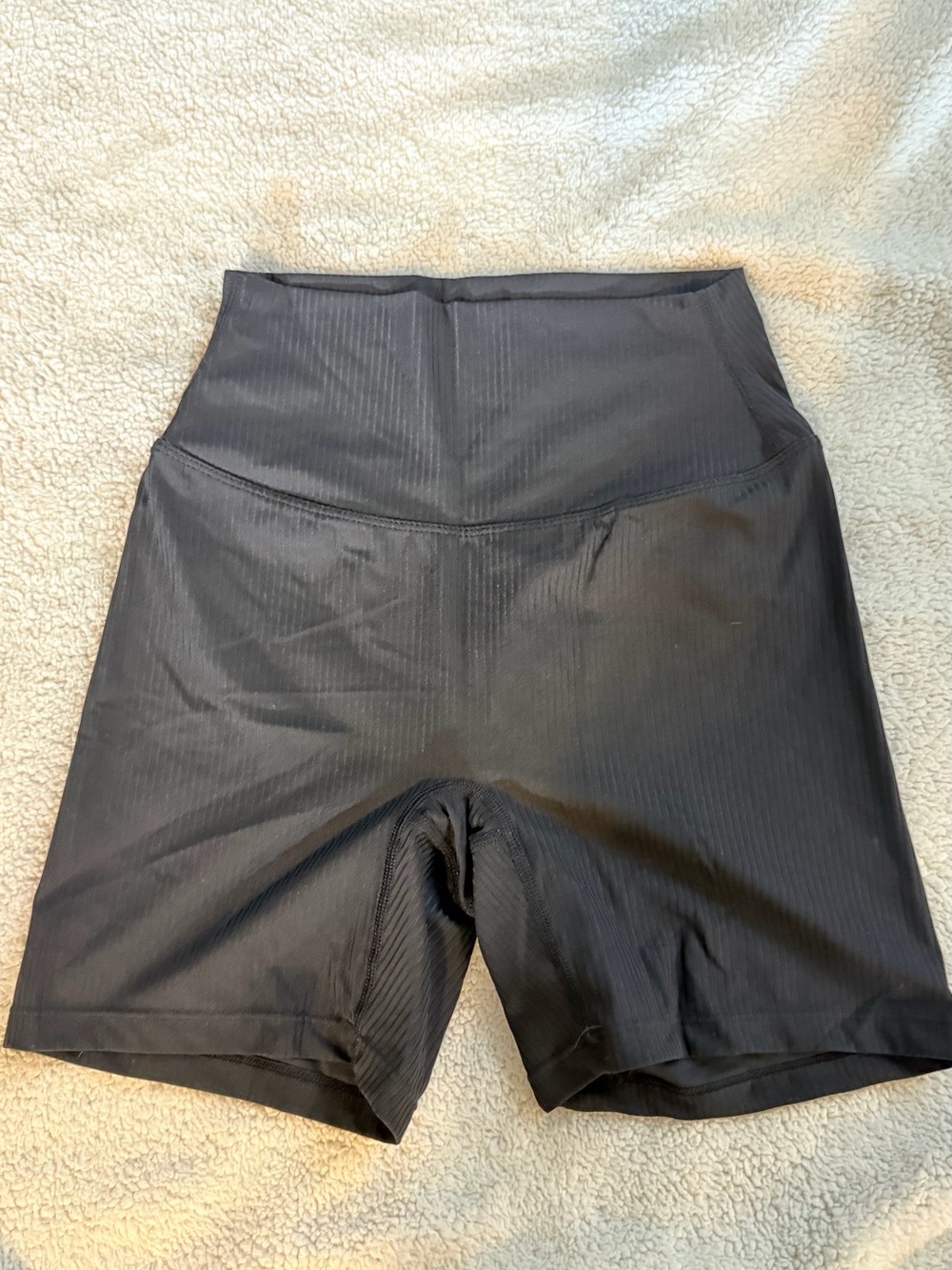 Paragon Fitwear Ribbed High-Waist Bike Shorts